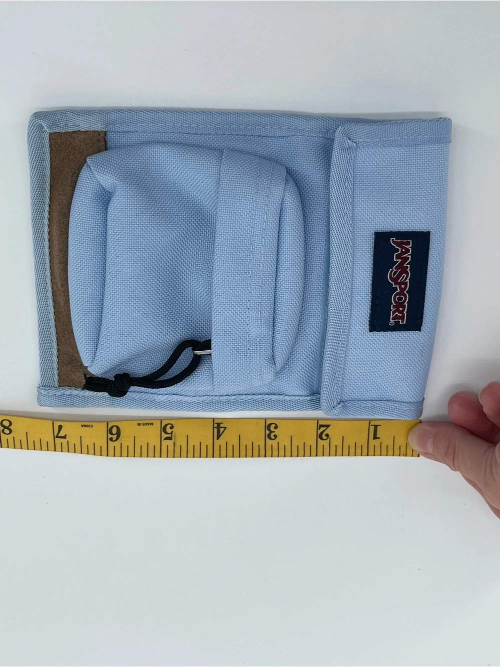 JanSport Light Blue Neck Pouch with Front Pocket